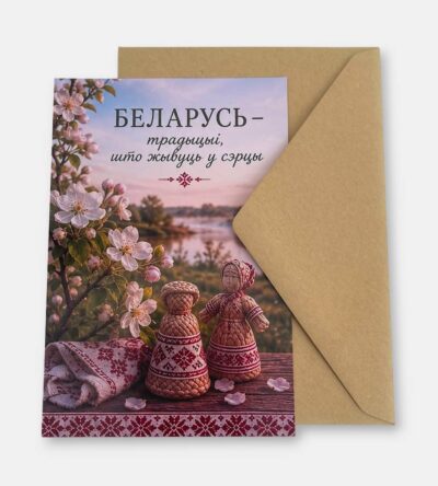 Открытка с конвертом "Беларусь традыцыі"